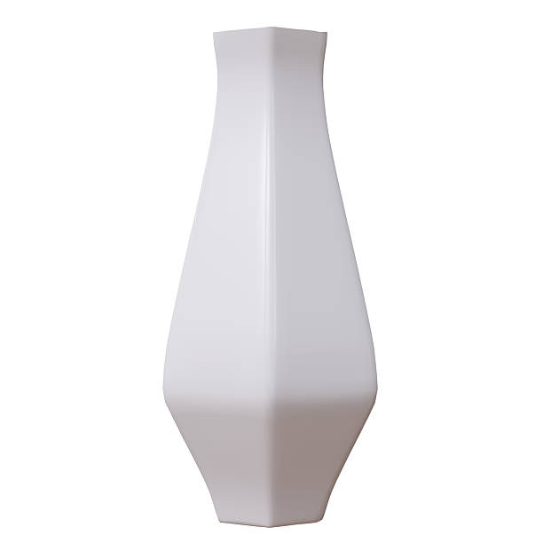 istock Ceramic vase isolated on white. Decoration pot for home interior design 2213516067