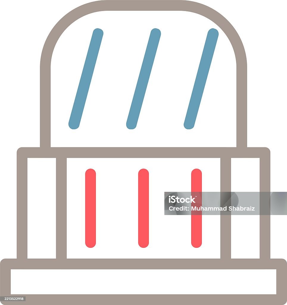 Case Line Display Museum Display Case Line Multi Color Stock Illustration - Download ...