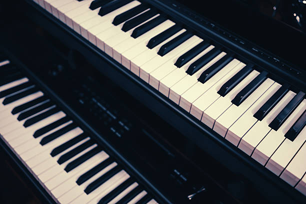 istock Electric pianos up close 2213523679