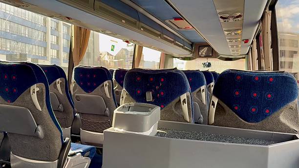 istock The Comfortable Interior Inside a Modern Bus Provides a Pleasant Experience for Passengers 2213527637