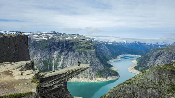 Breathtaking view from Trolltunga hike Norway showcasing dramatic cliffs and serene waters