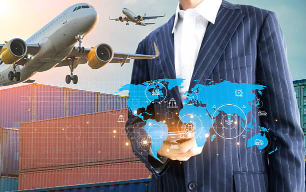 istock Concept, Businessman, International Freight Forwarding, Management, Import and Export 2213532784