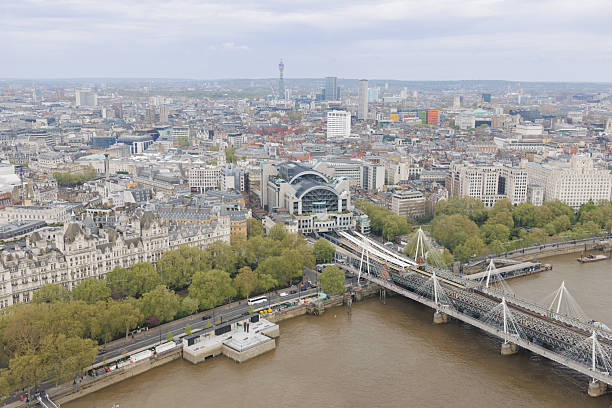istock Elevated view of London skyline 2213550409