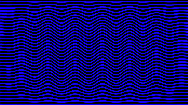 black and Blue wavy stripes minimal background, stripes water wave motion