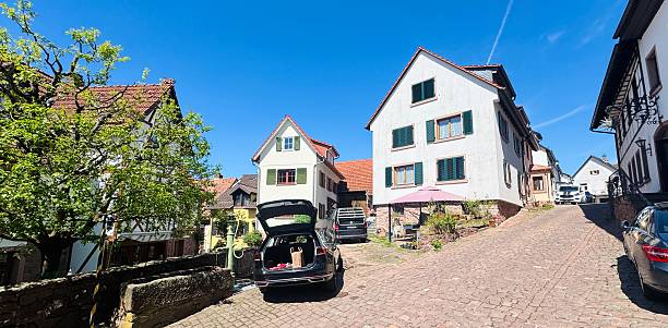 Dilsberg, Germany - 4/28/2025, Main Street and houses