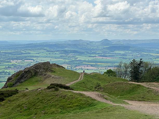 istock Footpath on top of hill 2213580548