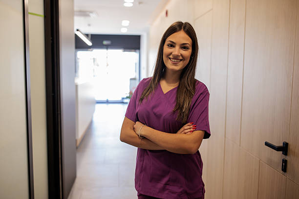 istock Beautiful Young Female Nurse 2213588116