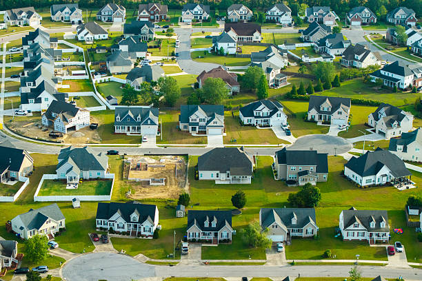 istock New Development Neighborhood - House Under Construction 2213592413