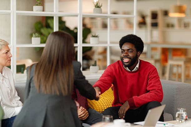 istock Business Handshake in a Collaborative Meeting 2213615178