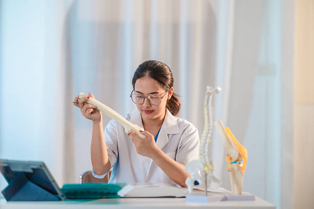 istock Asian Medical Student Studying Anatomical Model 2213637353