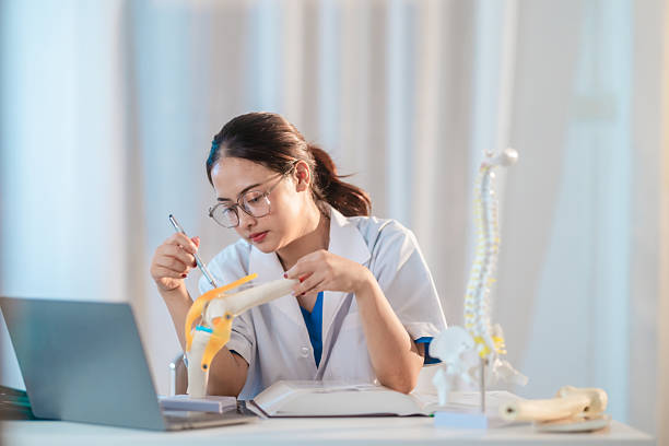 istock Asian Medical Student Studying Anatomical Model 2213637466