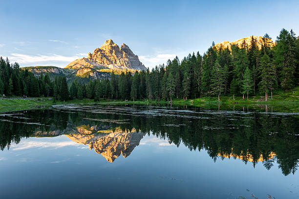 istock Beautiful landscape of mountains during sunset 2213649695