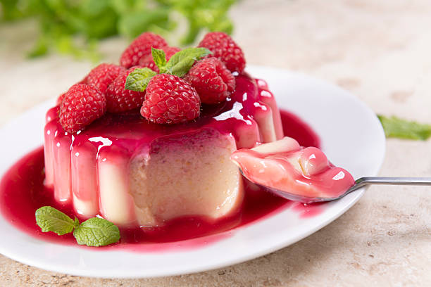 Vanilla blueberry cheesecake decorated with fresh berries