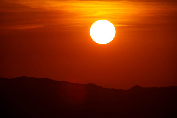 istock The summer evening, the sunset was still shining in the sky. 2213653990