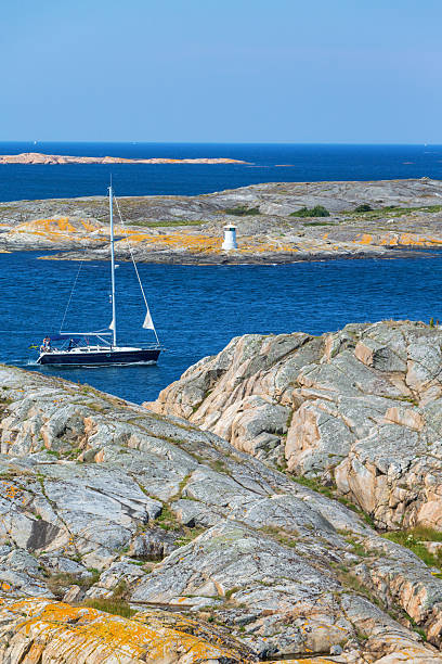 istock Sailboat in the rocky archipelago 2213659572