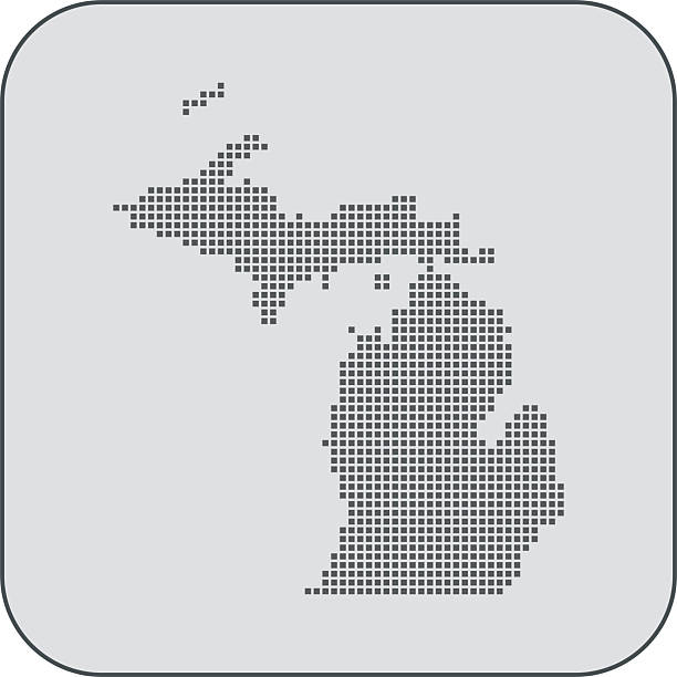 Michigan Vector Icon 860+ Michigan Icon Silhouette Stock Illustrations, Royalty-Free Vector ...