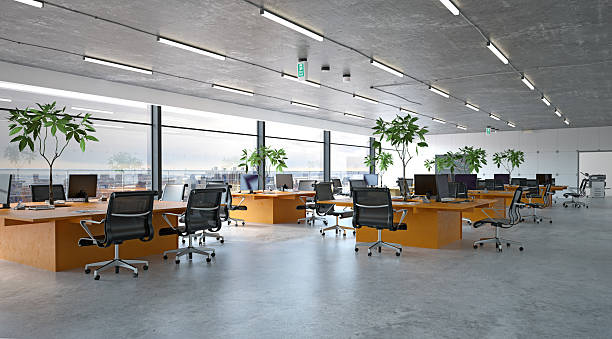 istock Corporate workspace with indoor plants 2213663638