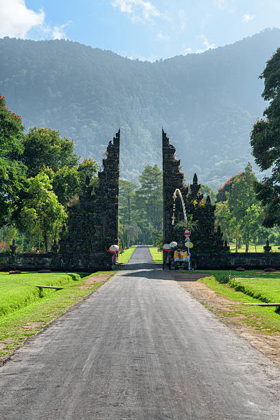 istock Awesome view of Candi Bentar Gate in Bali, Indonesia 2213665282