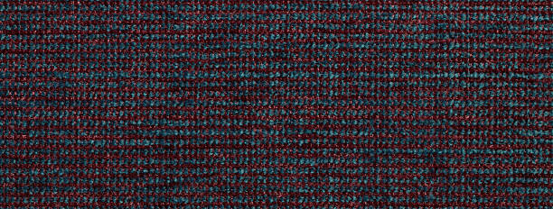 istock Texture dark brown background from soft textile material. Abstract backdrop from red and blue fabric 2213666872
