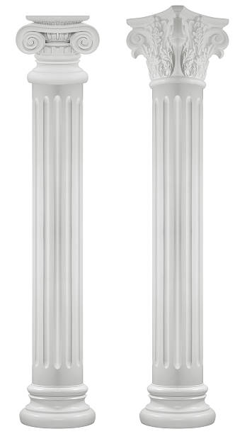 istock White ionic roman pillar isolated on white background with clipping path 2213668353