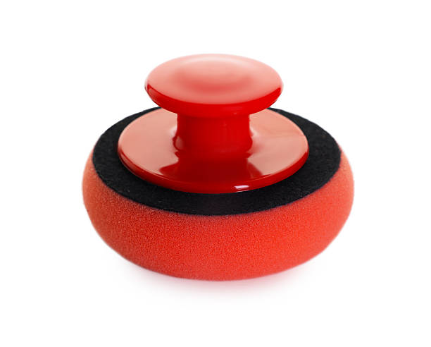 istock One orbital polisher pad isolated on white 2213672603