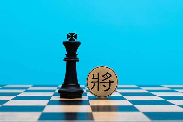 istock Chinese chess leader and chess king on the board 2213673509