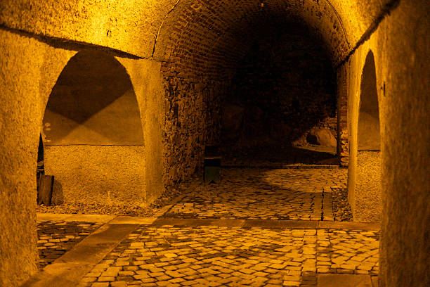 Cisterns and tunnels dating back to the Greek period, used as bomb shelters during WWII