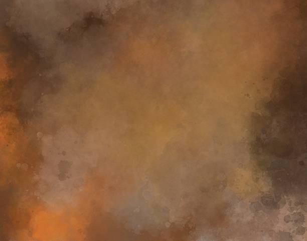istock Bold abstract watercolor texture in warm earthy tones 2213675179