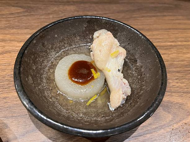 istock Boiled Japanese radish and chicken leg 2213676842