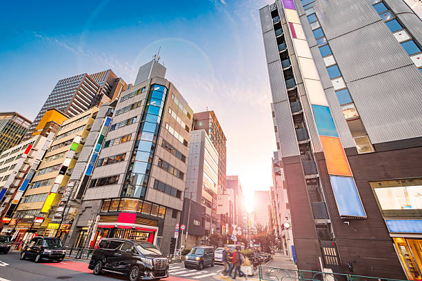 istock Tokyo buildings in beautiful sunlight 2213679354