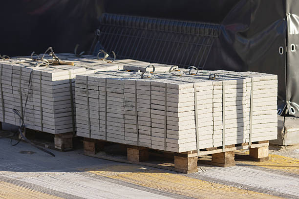 Construction material made of concrete. Slab