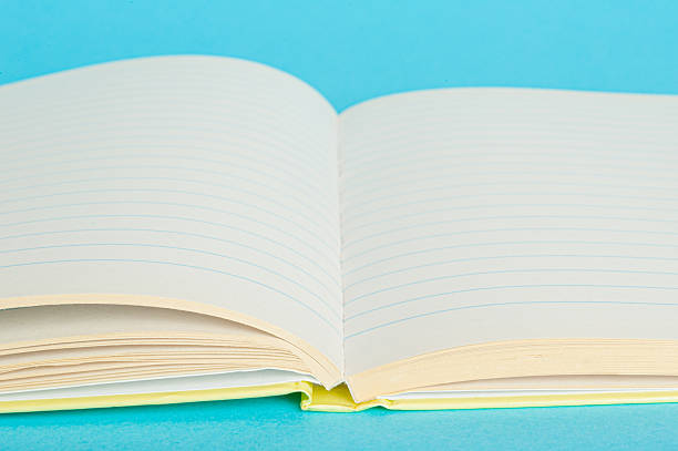 Copybook Mockup, Notebook on Office Desk with Copy Space for Text, Moleskin Template