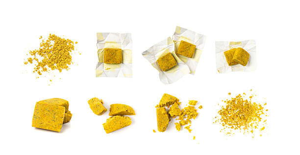 istock Stock Cube Isolated, Vegetable Stock Concentrat, Broth Cubes, Bouillon Cube, Instant Spice Soup Ingredient 2213693194