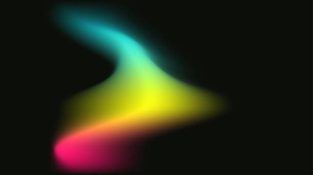 istock Colorful abstract swirl flows gracefully in vibrant hues against dark background 2213693926