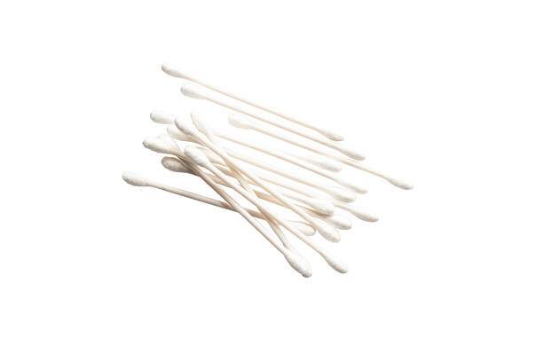 istock Cotton cleaning swabs isolated on white background 2213694510