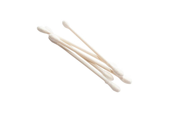istock Cotton cleaning swabs isolated on white background 2213694512