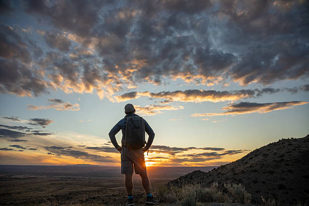 Along ridge crest, near Albuquerque, New Mexico