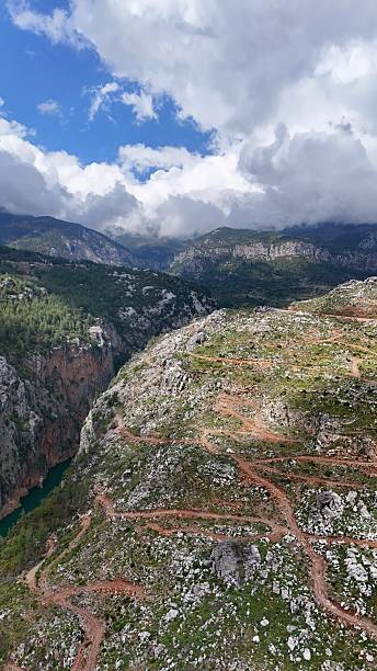 istock Mountainous winding road 2213708855
