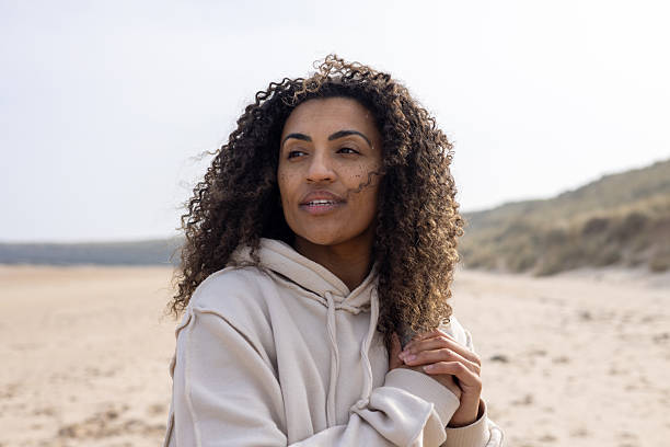 istock Mindful Moments Alone on the Beach 2213714579