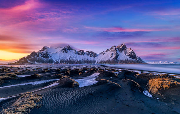 istock Famous Stokksness beach in Iceland during sunset 2213728043