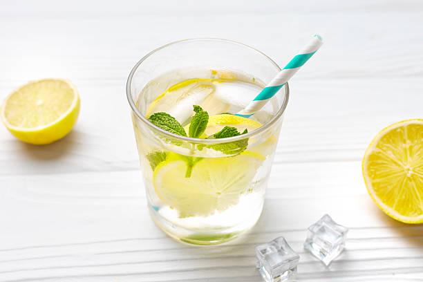 istock Lemon ice water,lemonade.Refreshing beverage.Summer drink. 2213728394