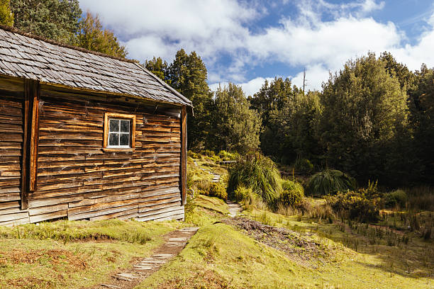 istock Du Cain Hut in Tasmania Australia 2213729500