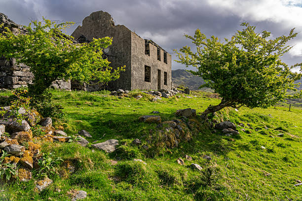 Abandoned and disused architecture from Gorseddau quarry