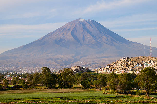 istock Mountains, Misti volcano in Arequipa, Peru 2213737503