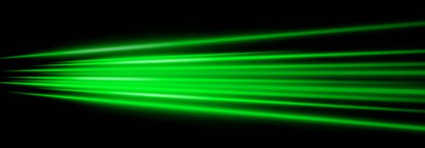 istock Spotlight. Green bright stage rays stretching outward on dark. Great for concert posters, live show visuals, illumination effect, highlight scenes, energetic stage moments. 2213744379