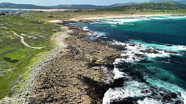 istock A Stunning Scenic Coastal Landscape Featuring a Dramatic Shoreline Alongside Clear Waters 2213745633