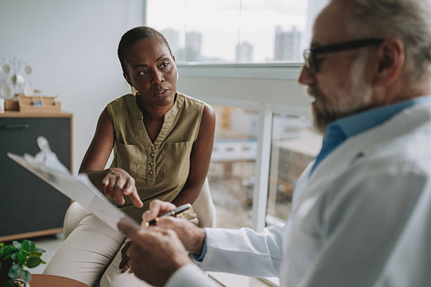istock Medical care, clipboard with medical data 2213748528
