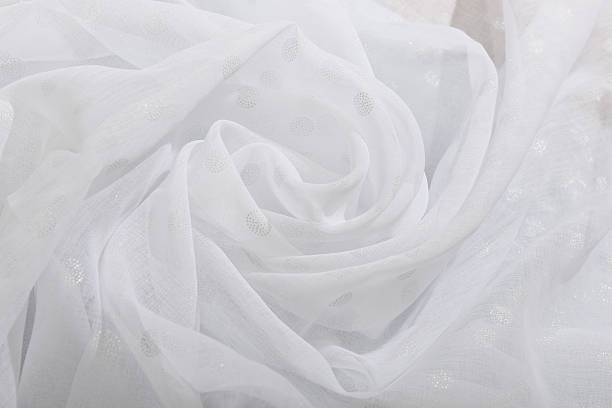 istock The texture of the white fabric. 2213759265