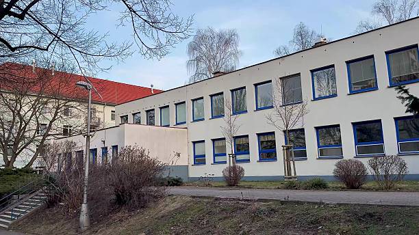 istock A Modern Educational Building Enveloped by Lush Nature and Greenery Encouraging Learning 2213761062