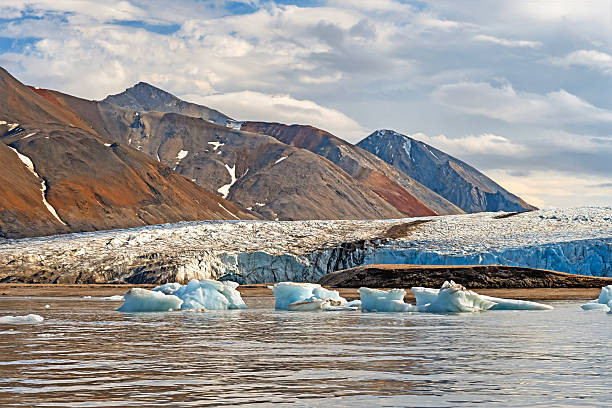 istock Alpine Glacier Heading to the Ocean 2213766314